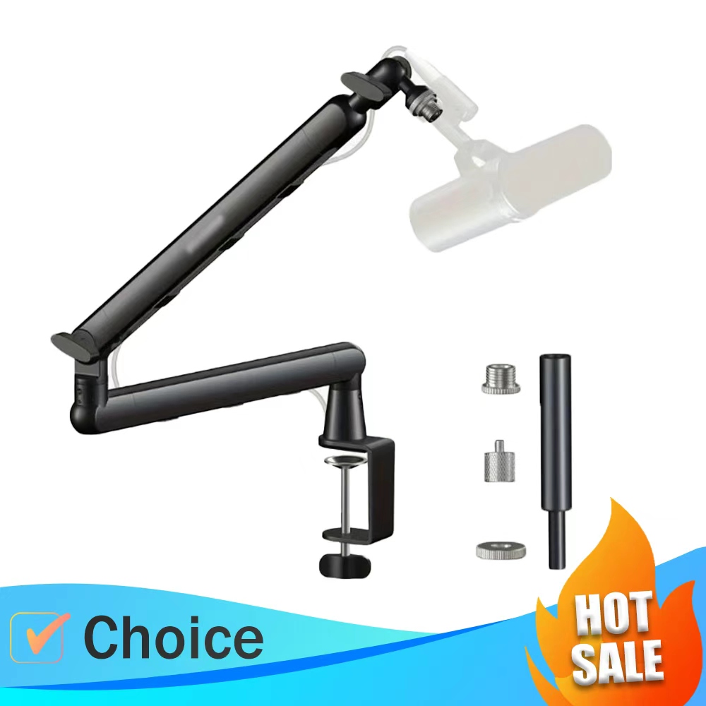 Microphone Boom Arm Desk - Микрофонная стойка, настольная, низкопрофильная, металлическая, с