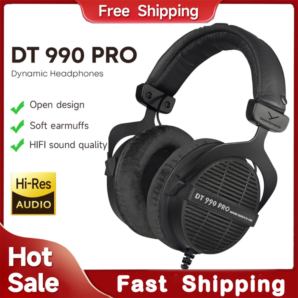 Studio Headphones Monitoring Open Back - Наушники Beyerdynamic DT 990 PRO открытого
