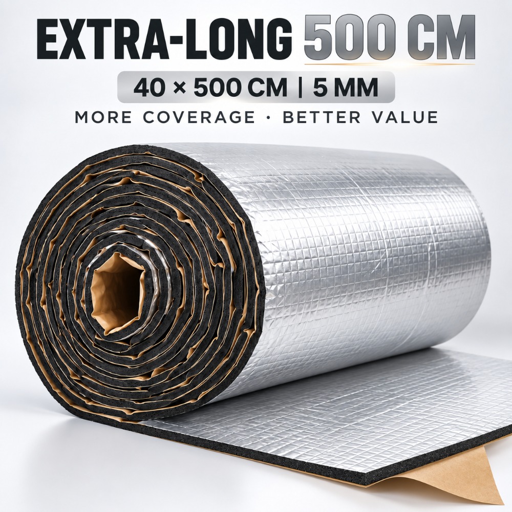 Acoustic Foam Panels Soundproof - Сверхдлинный самоклеящийся теплоизоляционный материал из алюминиевой
