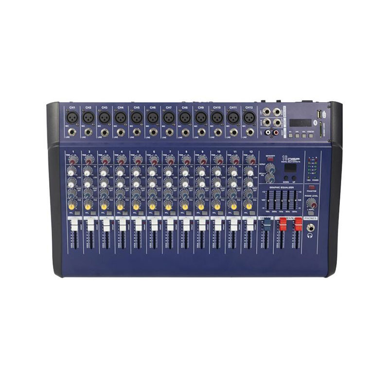 Audio Mixer 16 Channel Usb - PMX1202D-USB 12-канальный аудиомикшер со встроенным усилителем