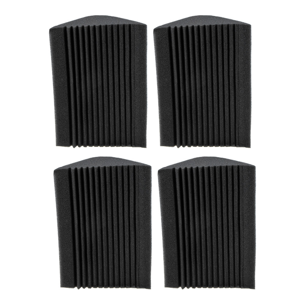 Acoustic Foam Panels Soundproof - 4 шт. угловых звукопоглощающих панелей для