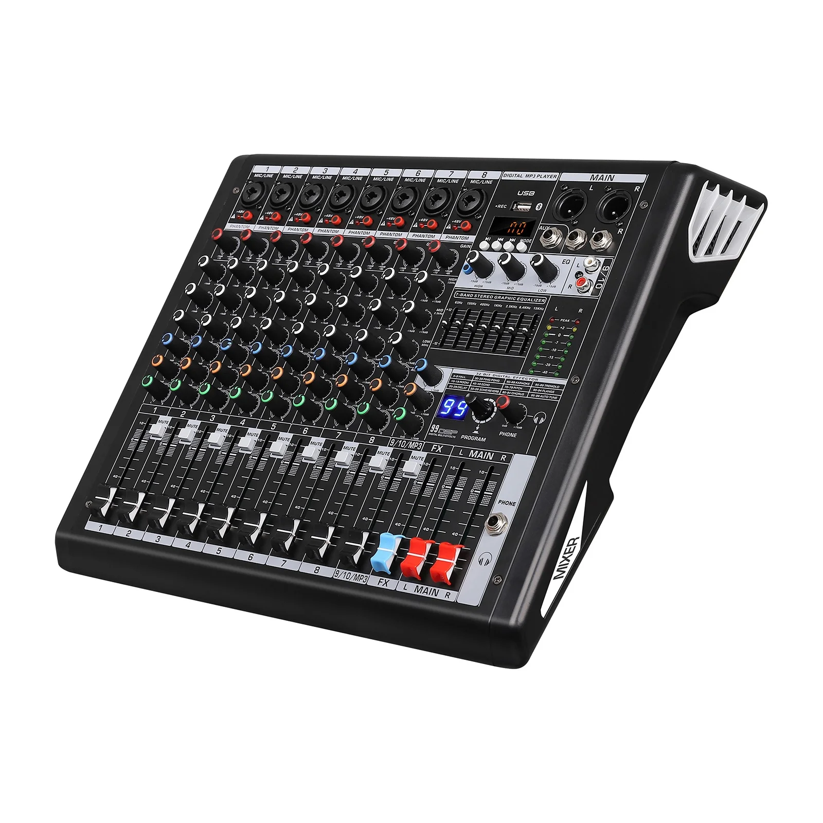 Audio Mixer 16 Channel Usb - Профессиональный 16-канальный аудиомикшер серии S, новинка,