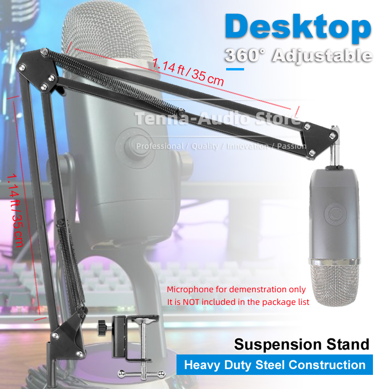 Microphone Boom Arm Desk - Настольная подвеска с зажимом для микрофона