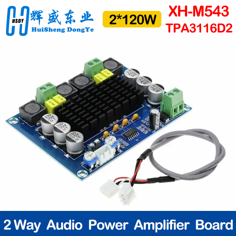 Mic Preamp 1073 Clone - XH-M543 TPA3116D2 2*120 Вт двухканальный цифровой