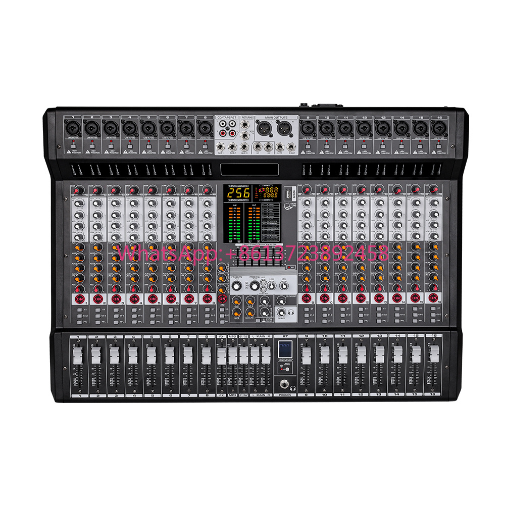 Audio Mixer 16 Channel Usb - EIF X16 16-канальный аудиомикшер из нержавеющей