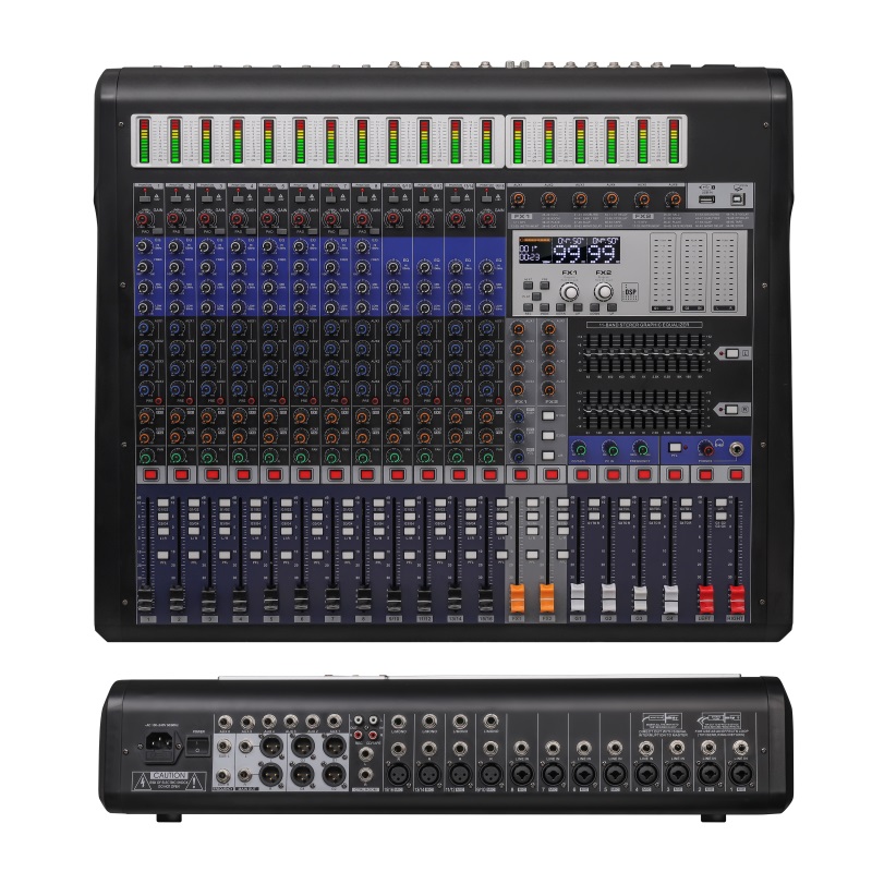 Audio Mixer 16 Channel Usb - 16-канальный профессиональный USB-аудиомикшер и микшерный пульт