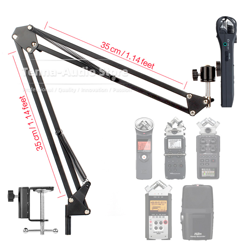 Microphone Boom Arm Desk - Настольная подставка-кронштейн для микрофона ZOOM H1N