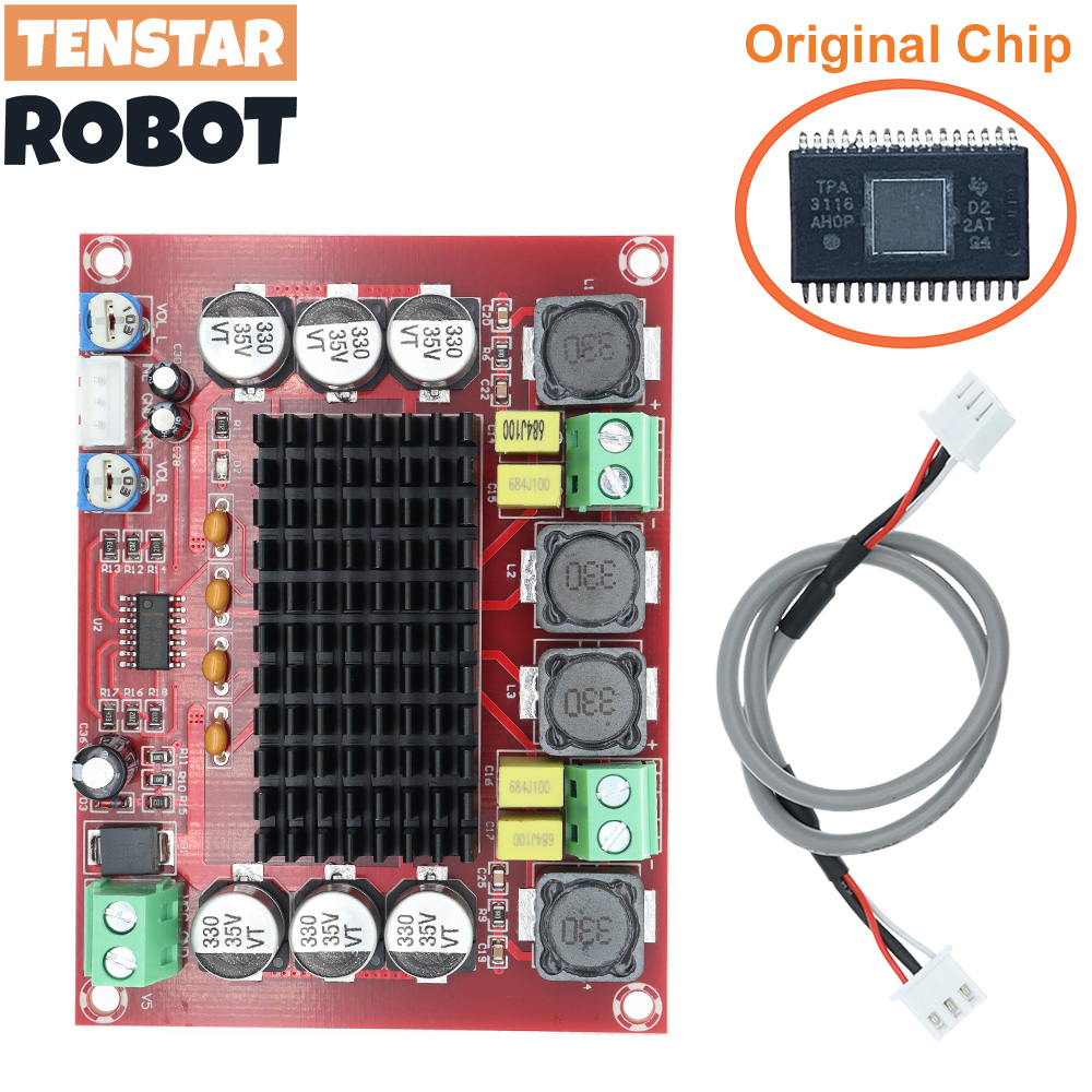 Mic Preamp 1073 Clone - Оригинальный чип TPA3116 D2 XH-M543 12