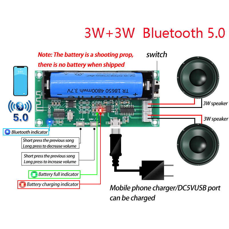 Mic Preamp 1073 Clone - Плата усилителя PAM8403, 2*3 Вт, 2,0-канальный