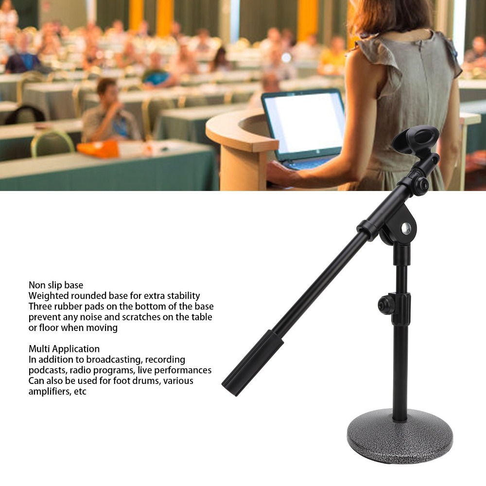 Регулируемая по высоте и углу  – обзор и цена Microphone Boom Arm Desk