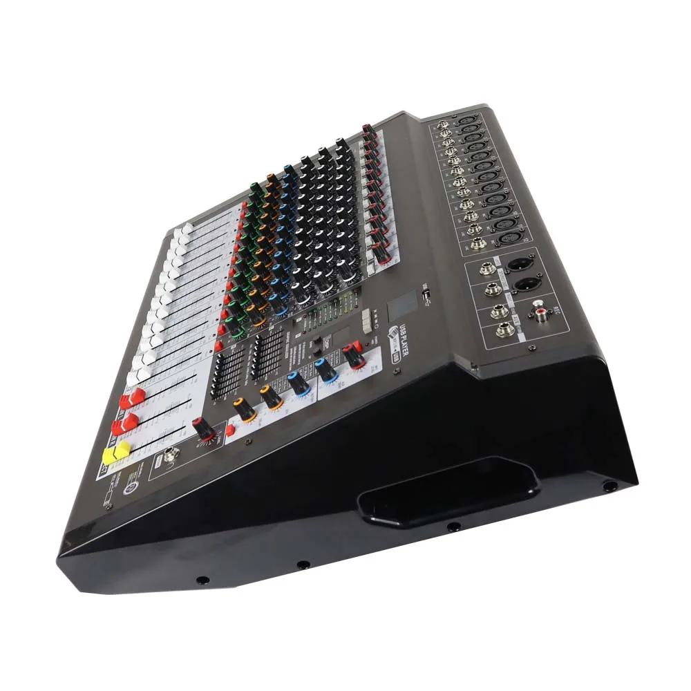 Микшерный пульт Gooermi DMX-12 – обзор и цена Audio Mixer 16 Channel Usb