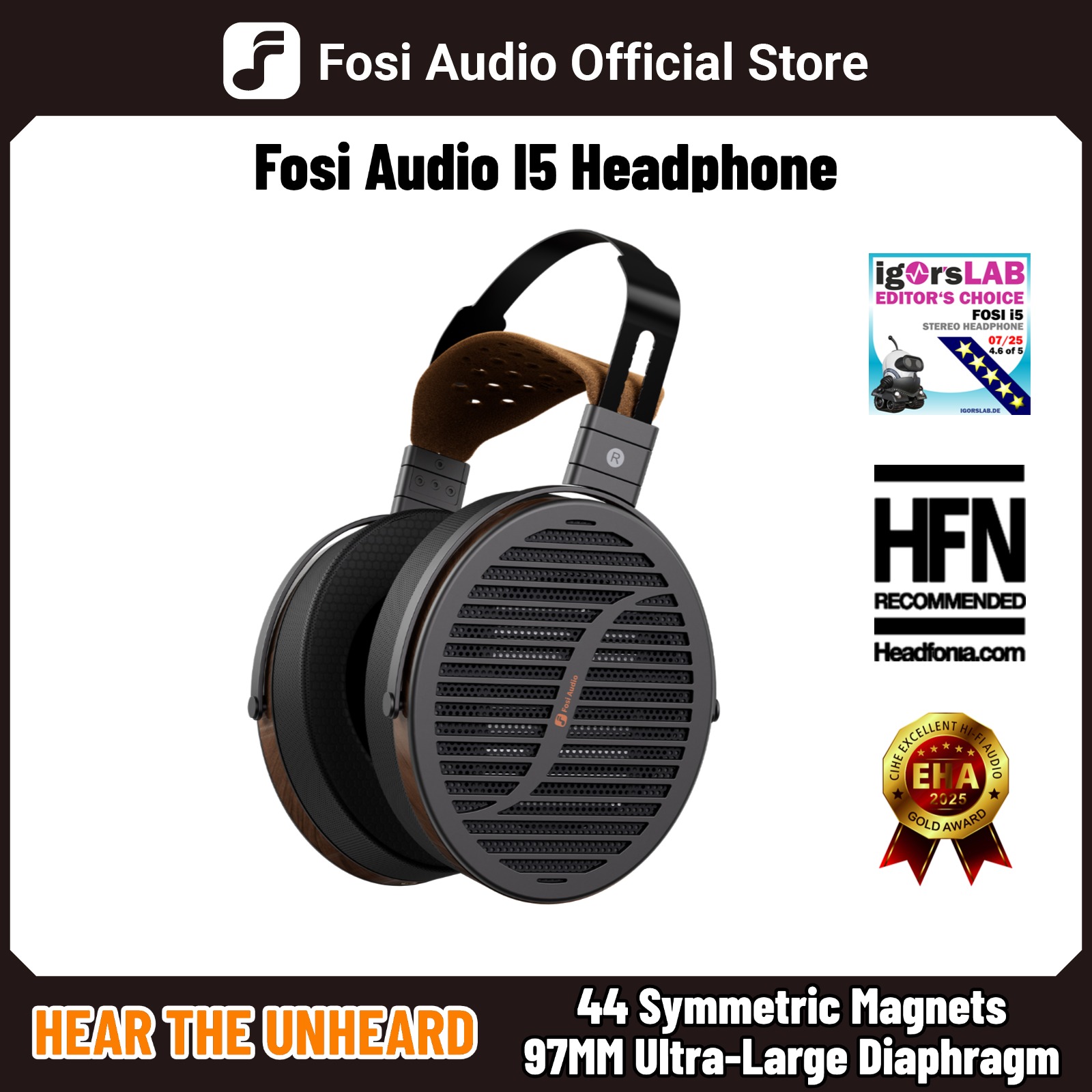 Наушники Fosi Audio I5 с откры – обзор и цена Studio Headphones Monitoring Open Back