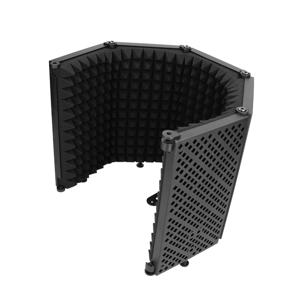 5-панельный складной звукоизол – обзор и цена Vocal Booth Isolation Shield