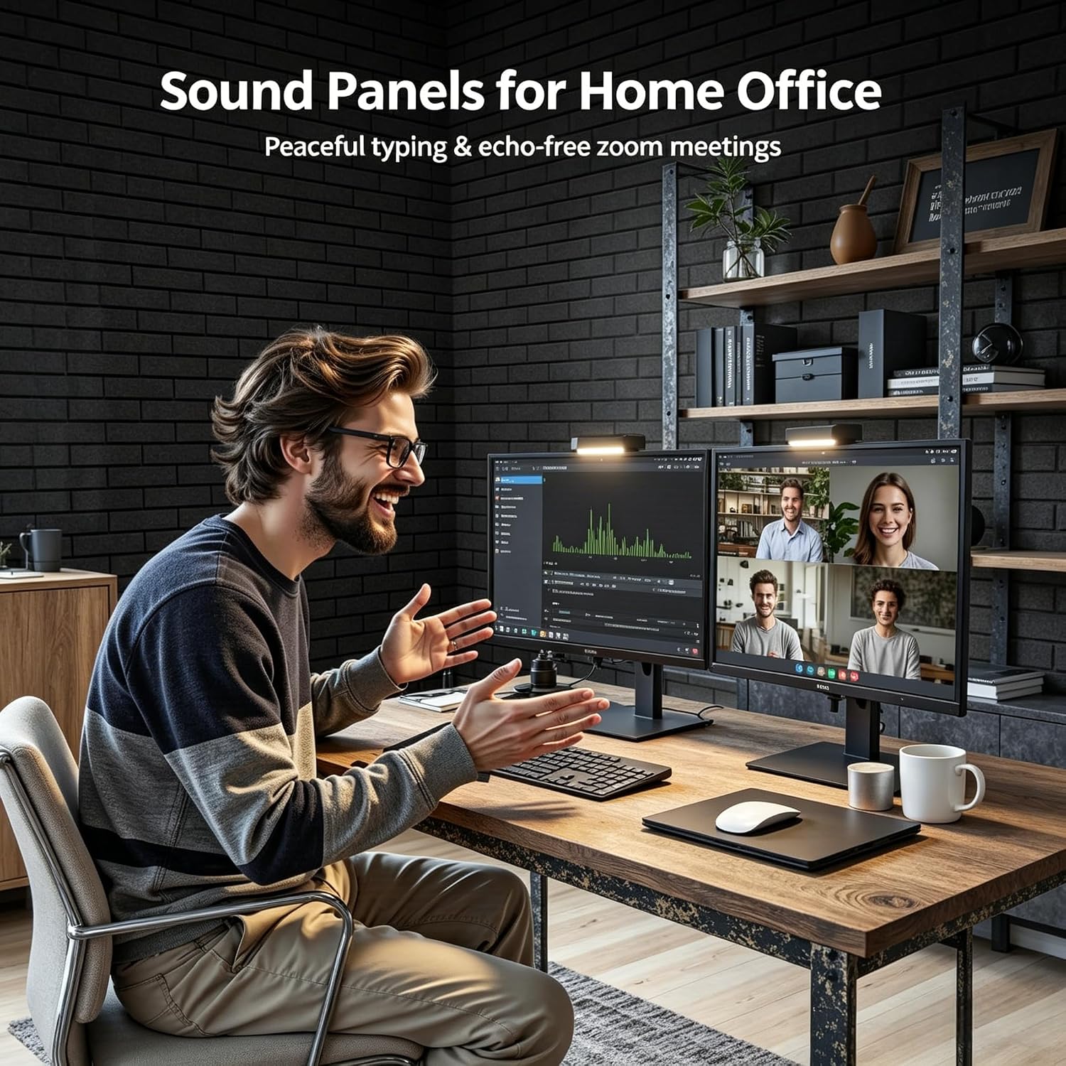 Звукоизоляционная панель из пр – обзор и цена Acoustic Foam Panels Soundproof