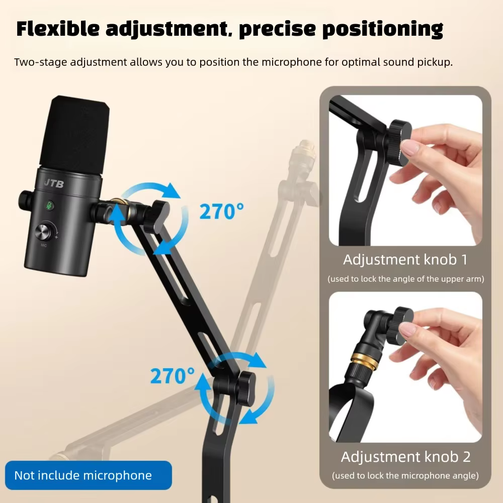 Складная настольная подставка  – обзор и цена Microphone Boom Arm Desk