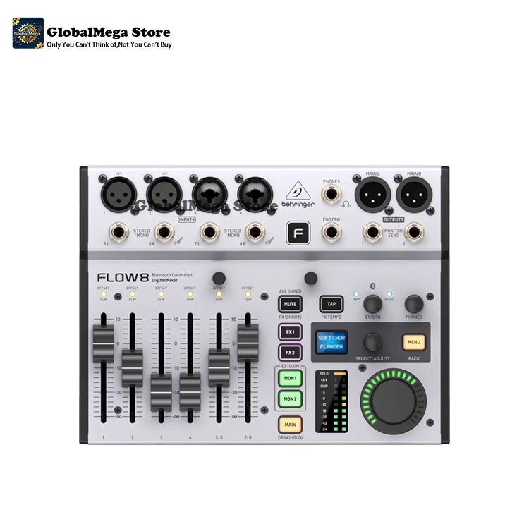 Цифровой микшерный пульт Flow8 – обзор и цена Audio Interface Usb 8 Channel