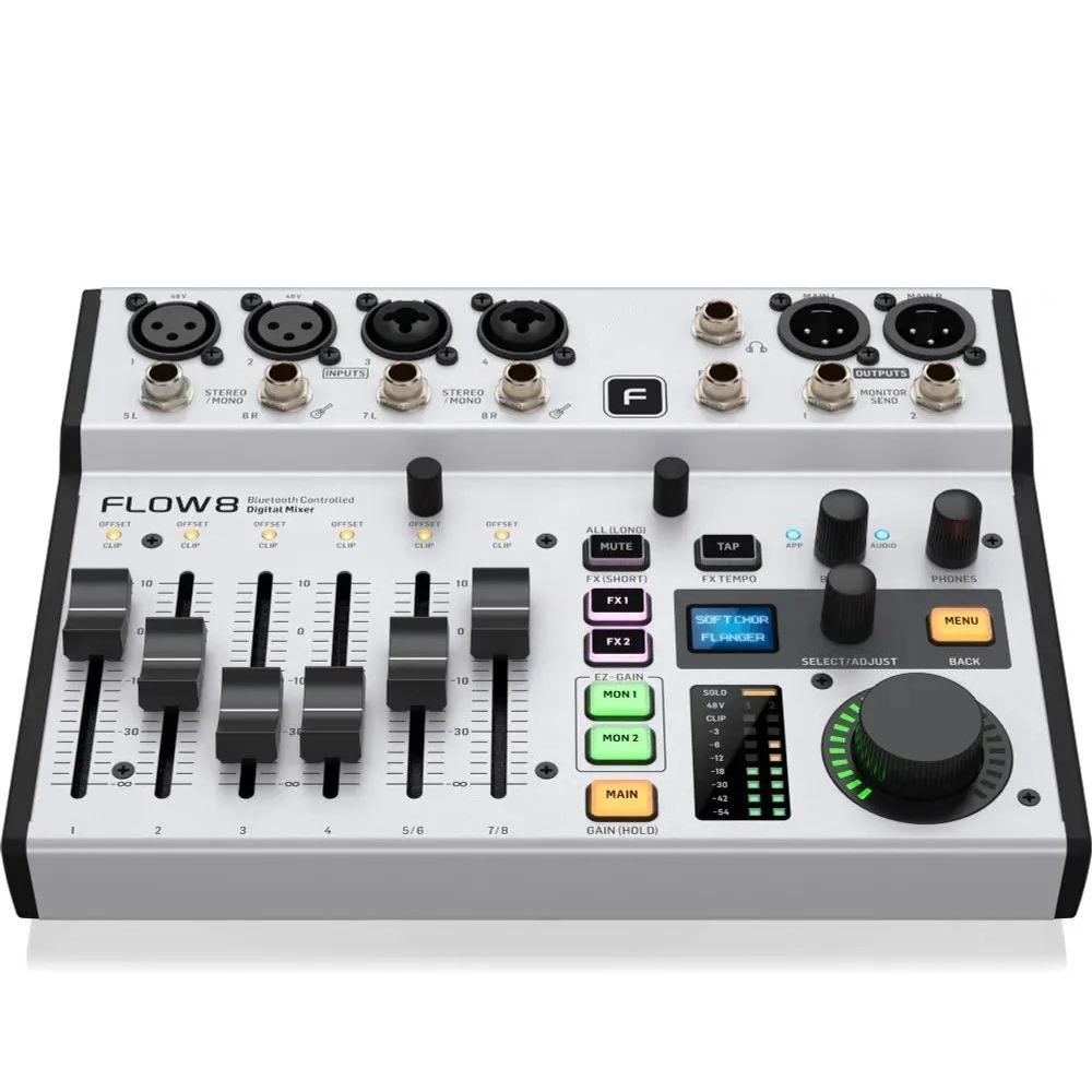 Цифровой микшерный пульт Flow8 – обзор и цена Audio Interface Usb 8 Channel