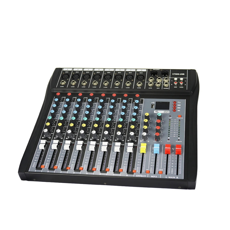 8-канальный аудиомикшер с 99 D – обзор и цена Audio Interface Usb 8 Channel