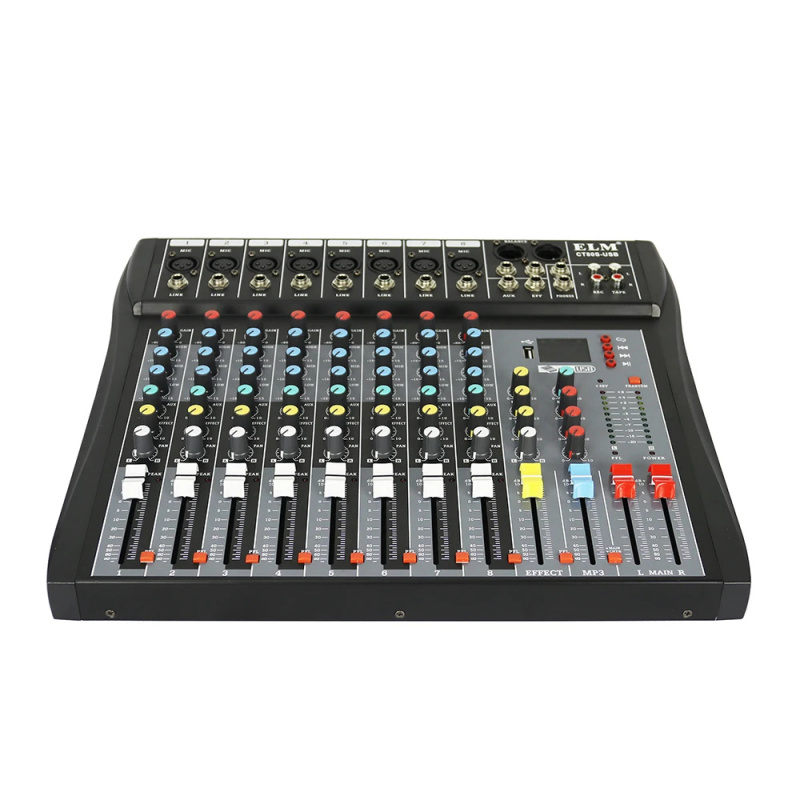 8-канальный аудиомикшер с 99 D – обзор и цена Audio Interface Usb 8 Channel