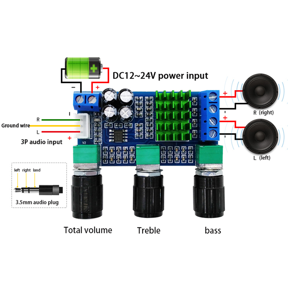 XH-M567 TPA3116D2 Двухканальна – обзор и цена Mic Preamp 1073 Clone
