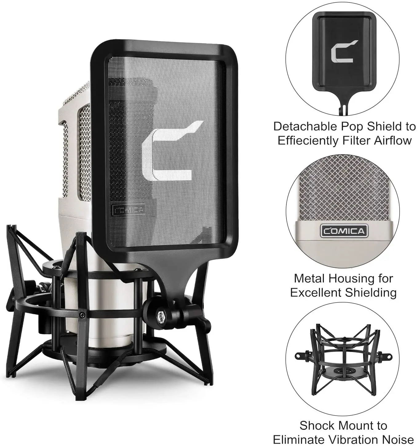 Профессиональный конденсаторны – обзор и цена Condenser Microphone Studio Large Diaphragm