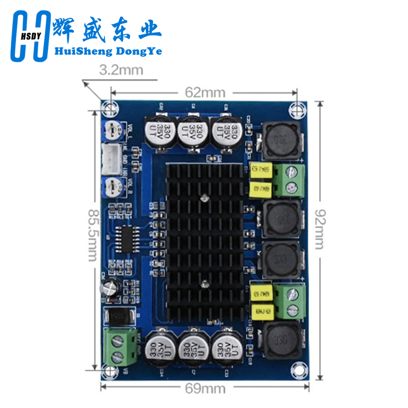 XH-M543 TPA3116D2 2*120 Вт дву – обзор и цена Mic Preamp 1073 Clone