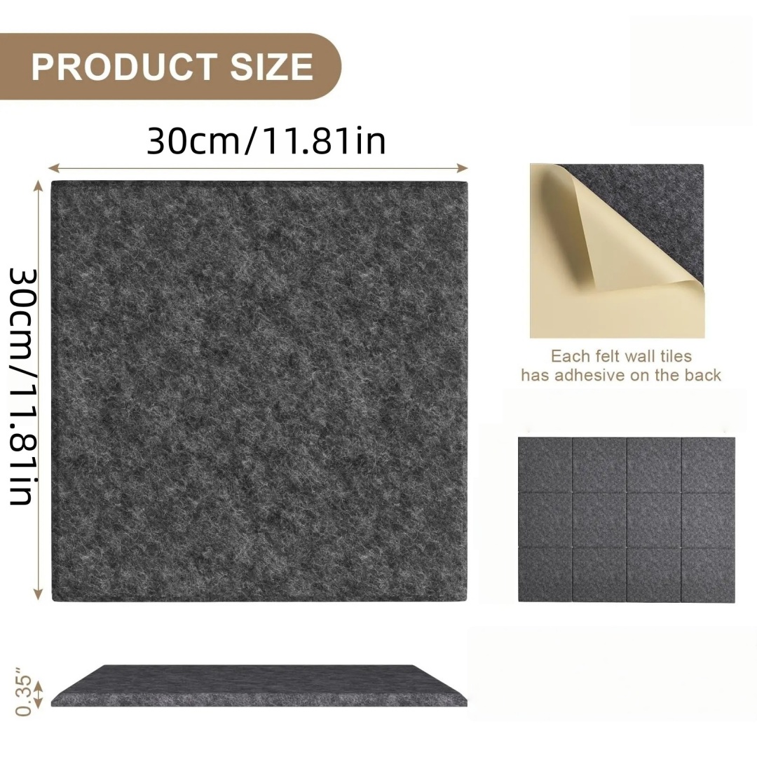 6 шт. Звукоизоляционные акусти – обзор и цена Acoustic Foam Panels Soundproof