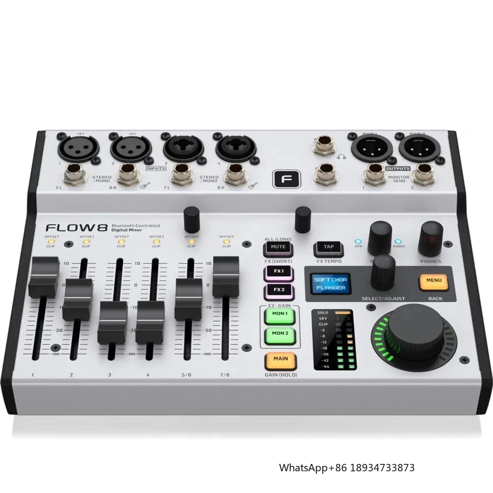 Цифровой микшерный пульт Flow8 – обзор и цена Audio Interface Usb 8 Channel