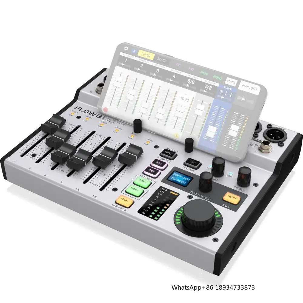 Цифровой микшерный пульт Flow8 – обзор и цена Audio Interface Usb 8 Channel