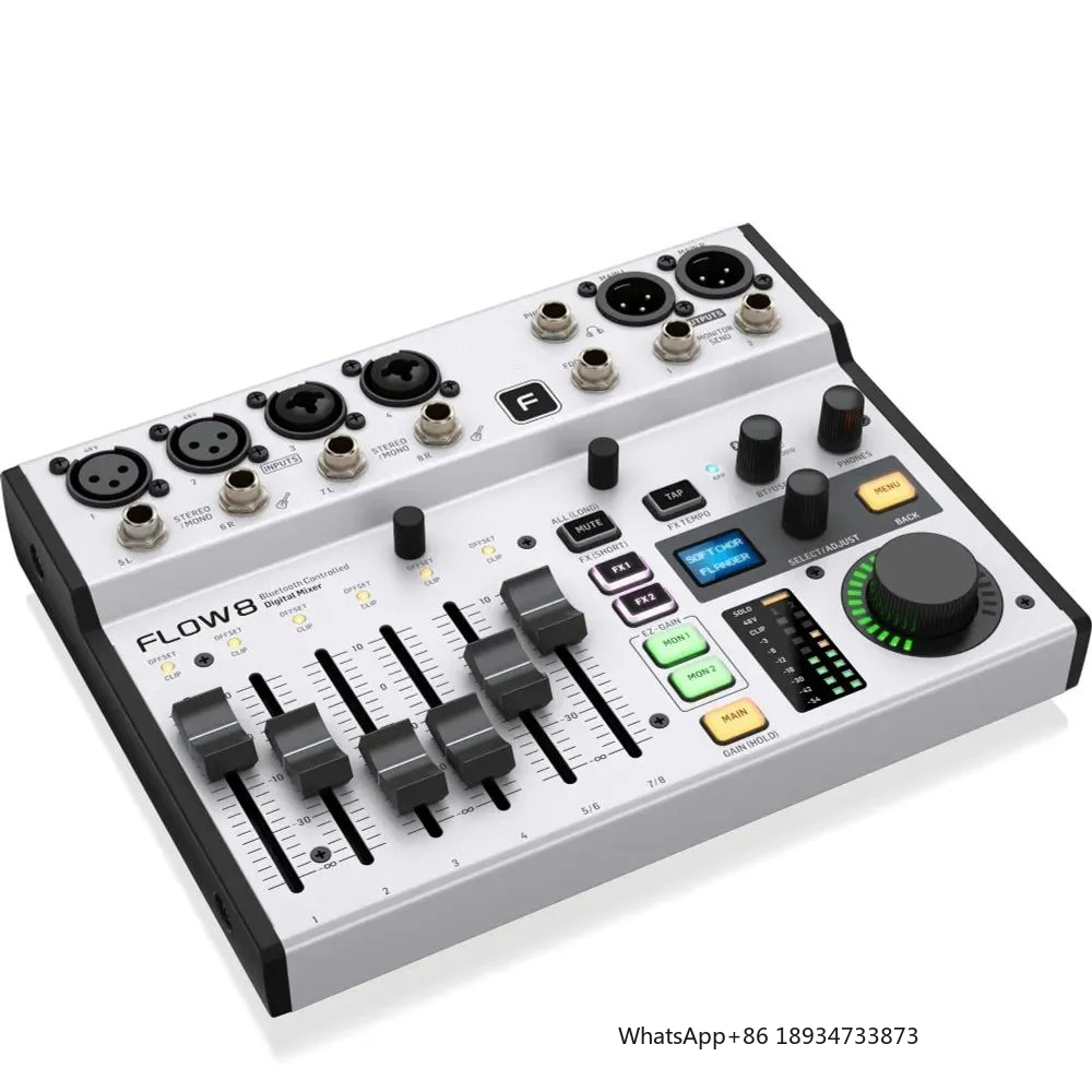 Цифровой микшерный пульт Flow8 – обзор и цена Audio Interface Usb 8 Channel