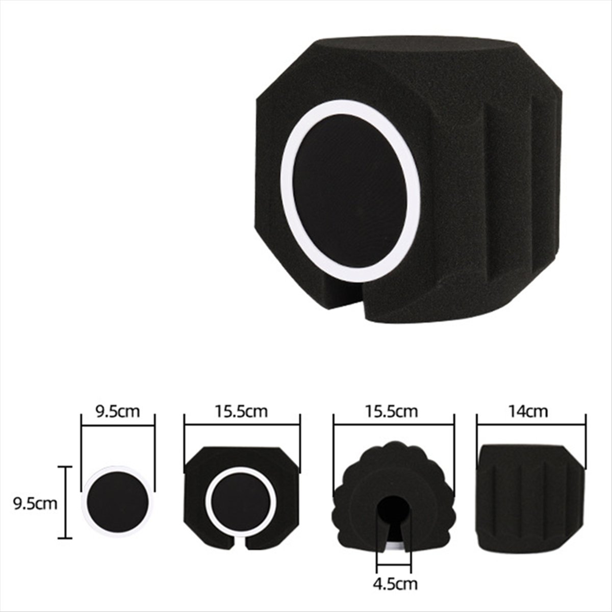 Портативный микрофонный поп-фи – обзор и цена Vocal Booth Isolation Shield