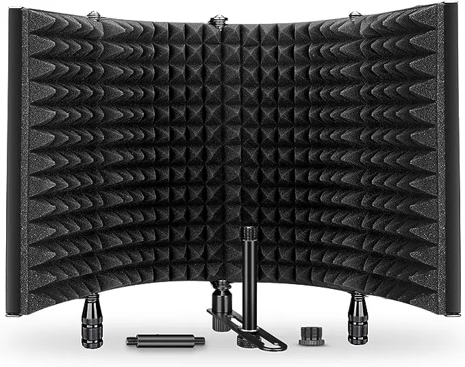 Складная студийная Регулируема – обзор и цена Vocal Booth Isolation Shield