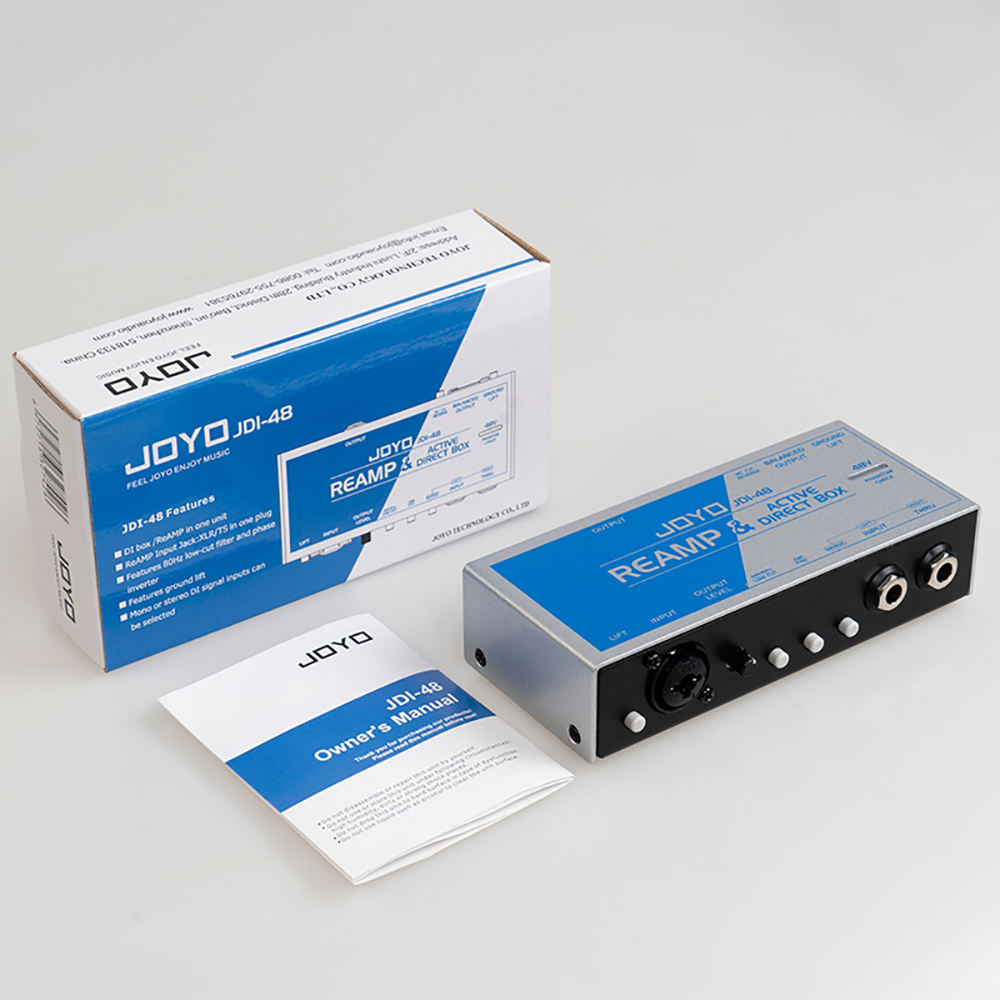 Активный DI-бокс jo yo JDI-48  – обзор и цена Di Box Active Reamp