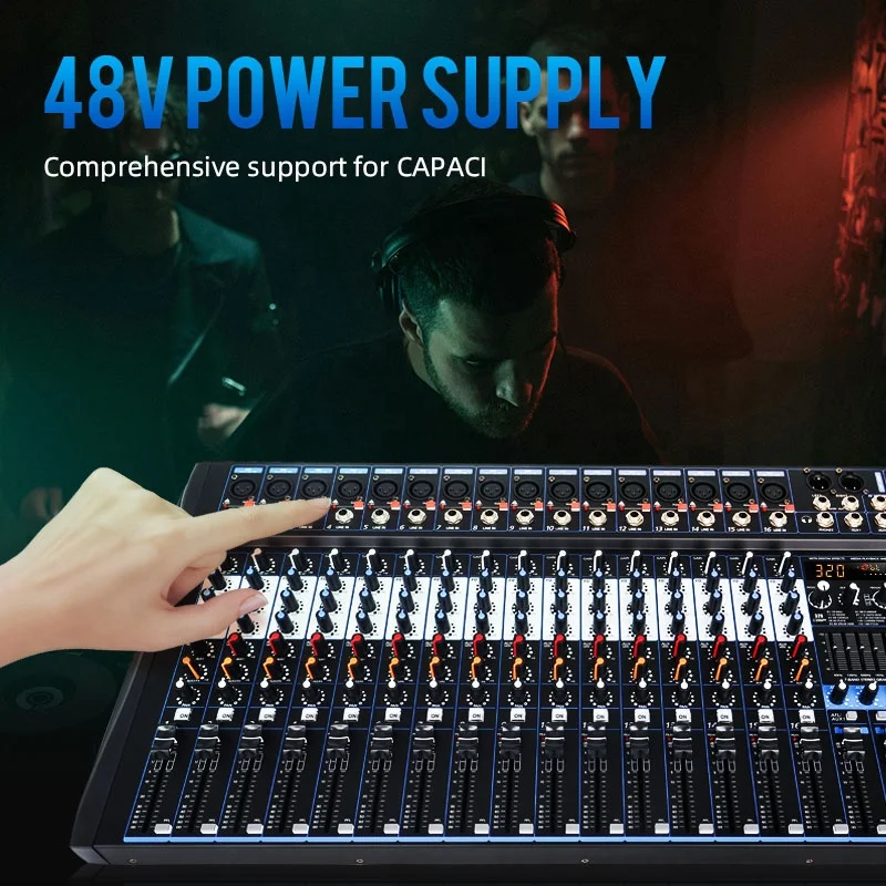 Профессиональный 16-канальный  – обзор и цена Audio Mixer 16 Channel Usb