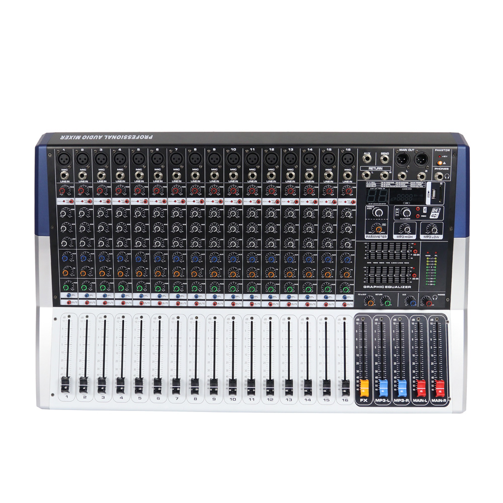 Профессиональный 350-ваттный 1 – обзор и цена Audio Mixer 16 Channel Usb