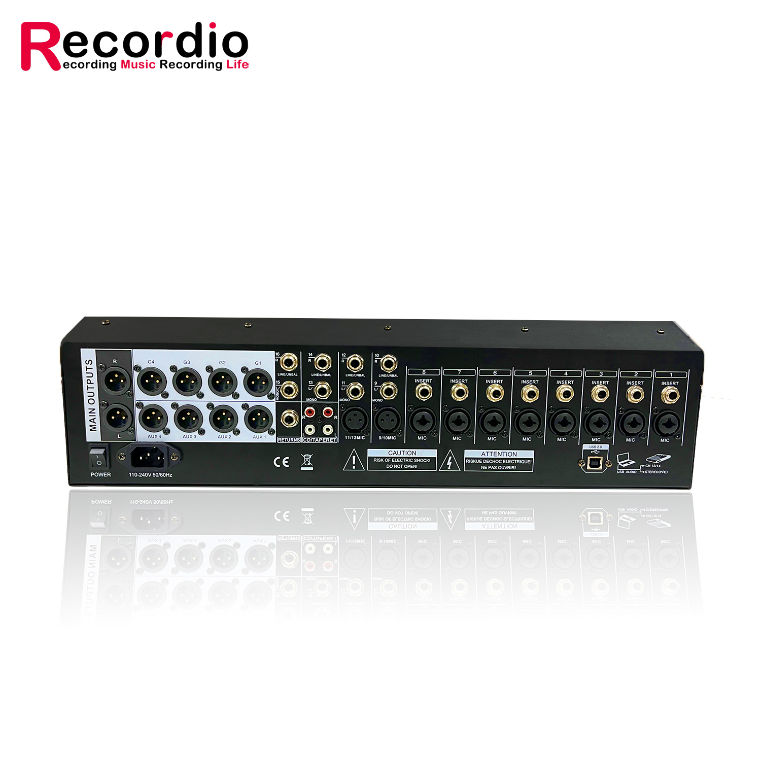 Профессиональный микшерный пул – обзор и цена Audio Mixer 16 Channel Usb
