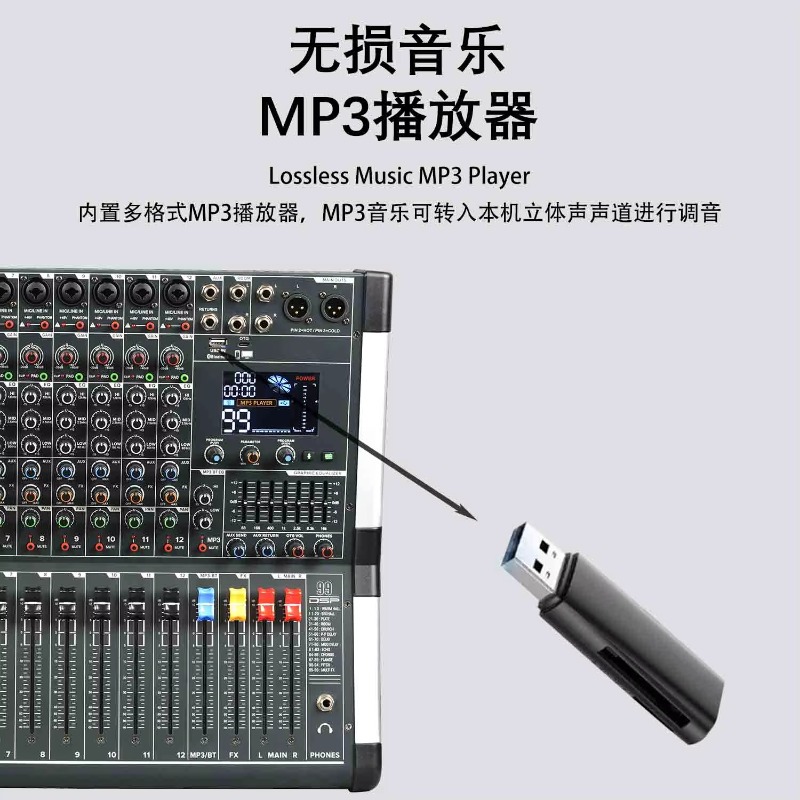 8-канальный USB-аудиомикшер GA – обзор и цена Audio Interface Usb 8 Channel