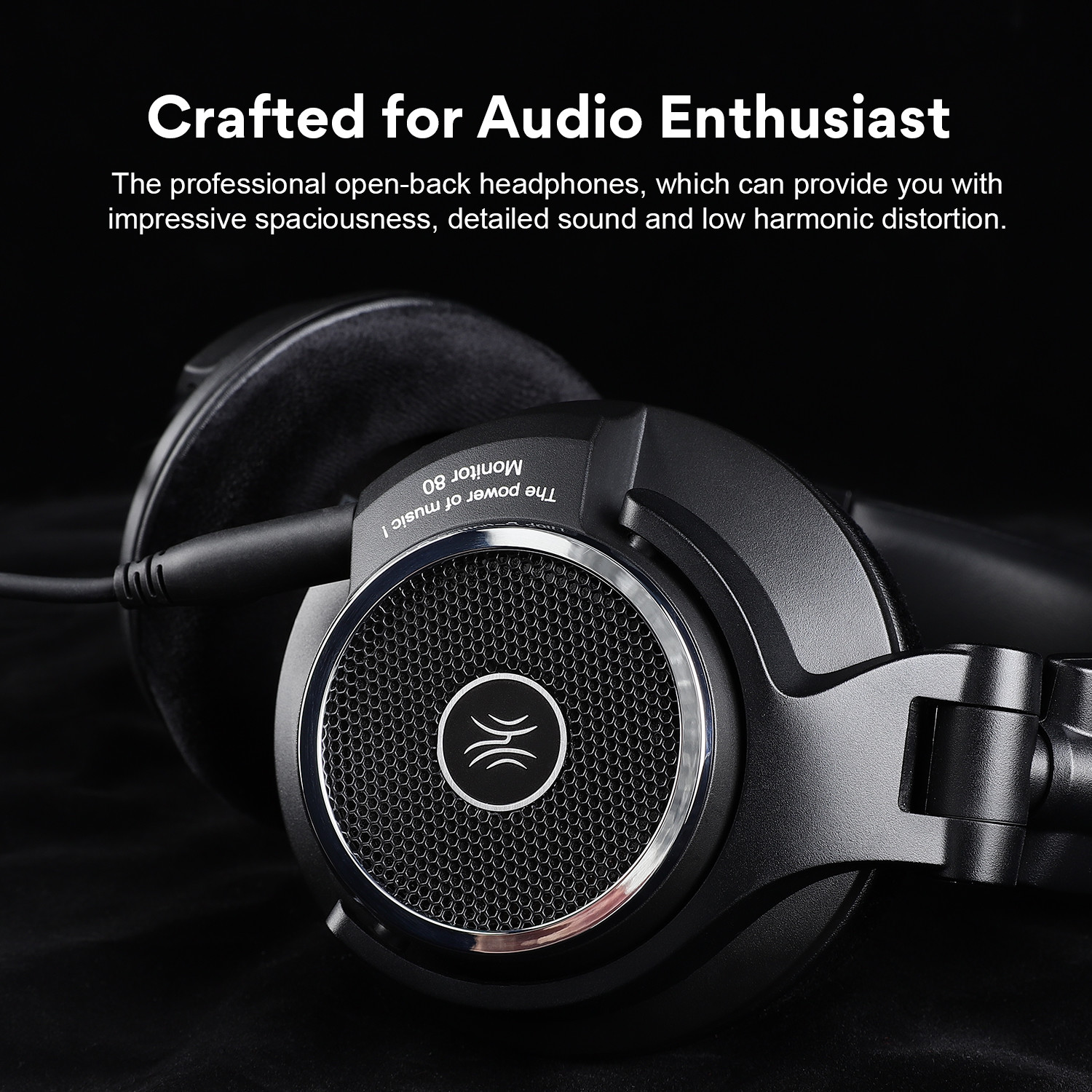 OneOdio Monitor 80 – наушники  – обзор и цена Studio Headphones Monitoring Open Back