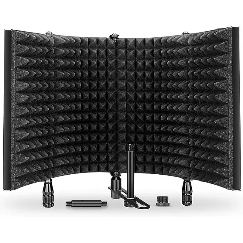 Складной студийный микрофонный – обзор и цена Vocal Booth Isolation Shield